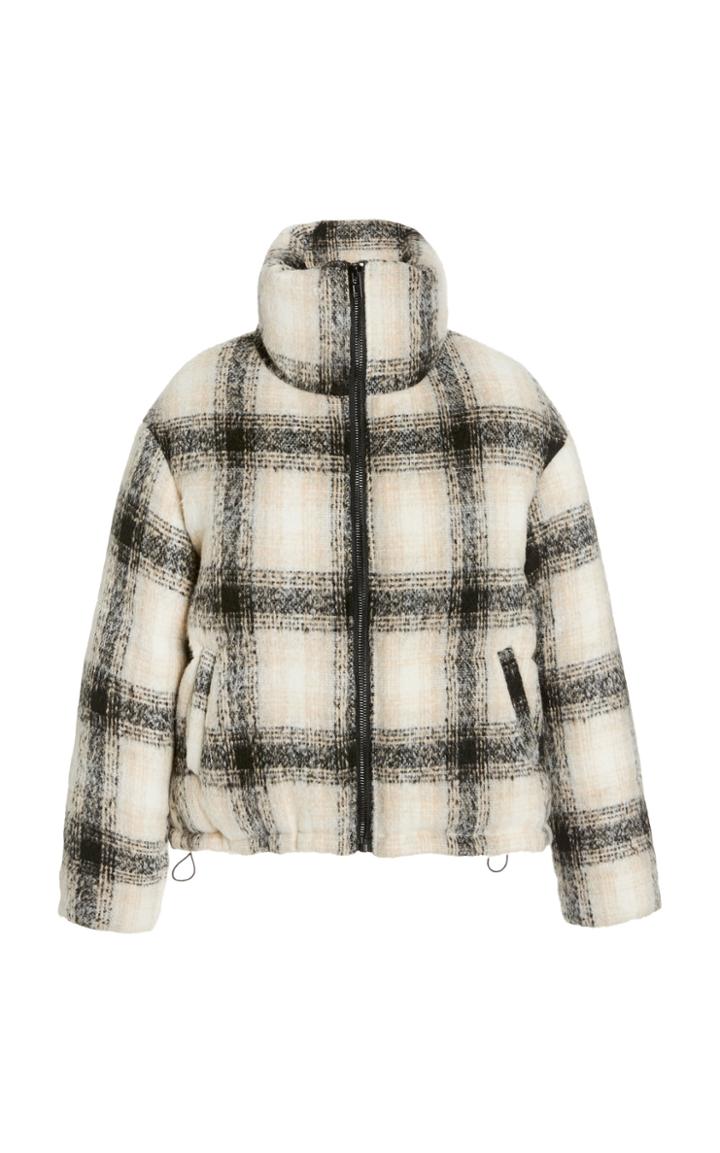 Moda Operandi Apparis Marianny Plaid Faux Wool Coat