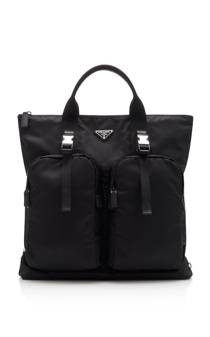 Prada Convertible Nylon Tote Bag