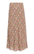 Rixo Kelly Floral-print Silk-crepe Midi Skirt