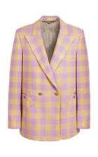 Blaz Milano Roger Checked Stretch-wool Double-breasted Blazer