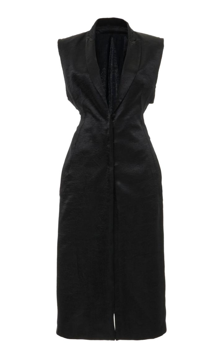 Moda Operandi Ann Demeulemeester Textured Satin Waistcoat