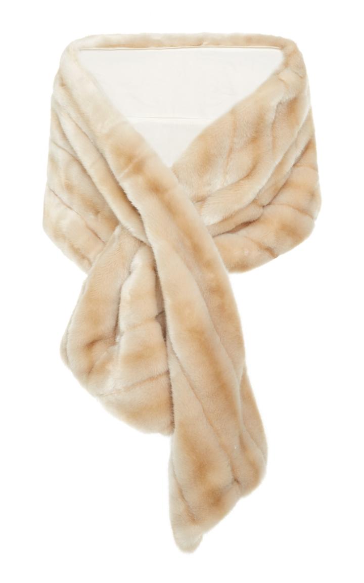 Marei 1998 Sage Faux Fur Shawl