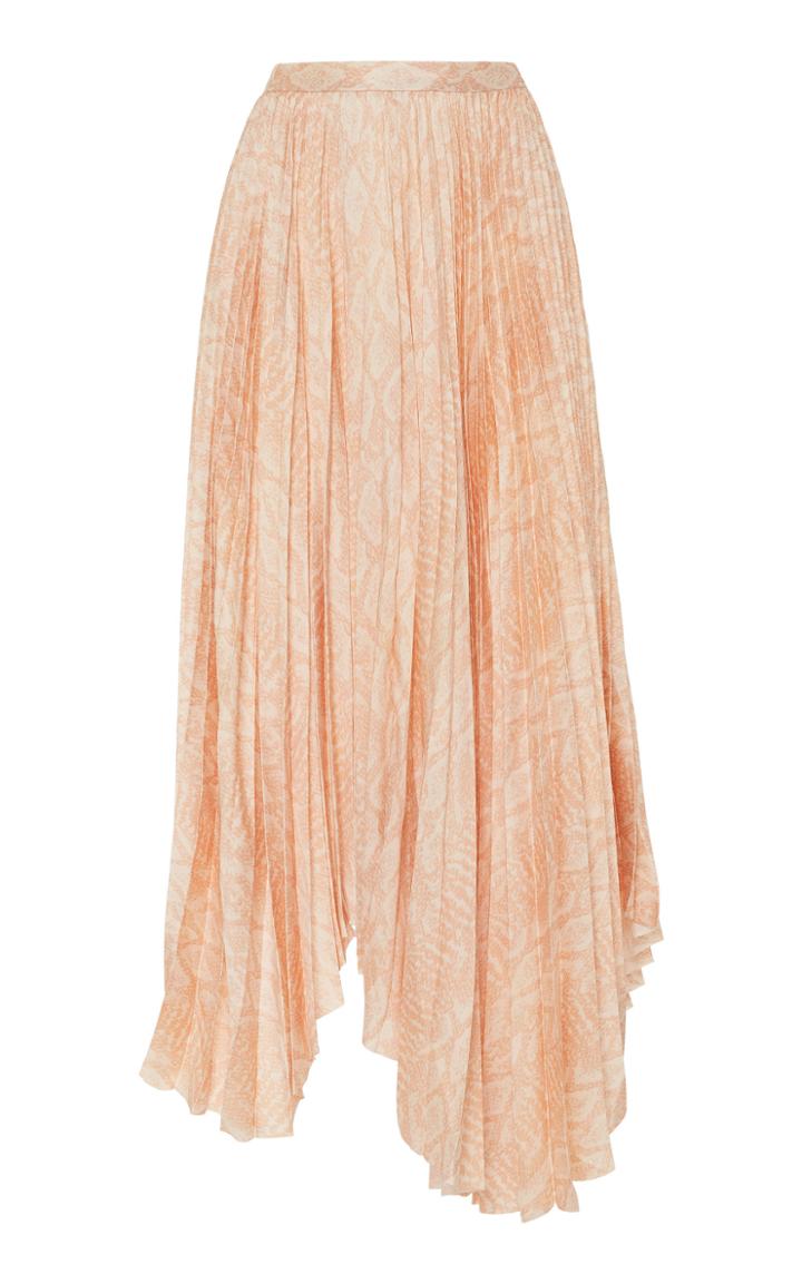 Moda Operandi Acler Hooper Cobra Pleated Maxi Skirt Size: 2