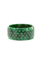 Mark Davis M'o Exclusive: One-of-a-kind Green Coco Bracelet