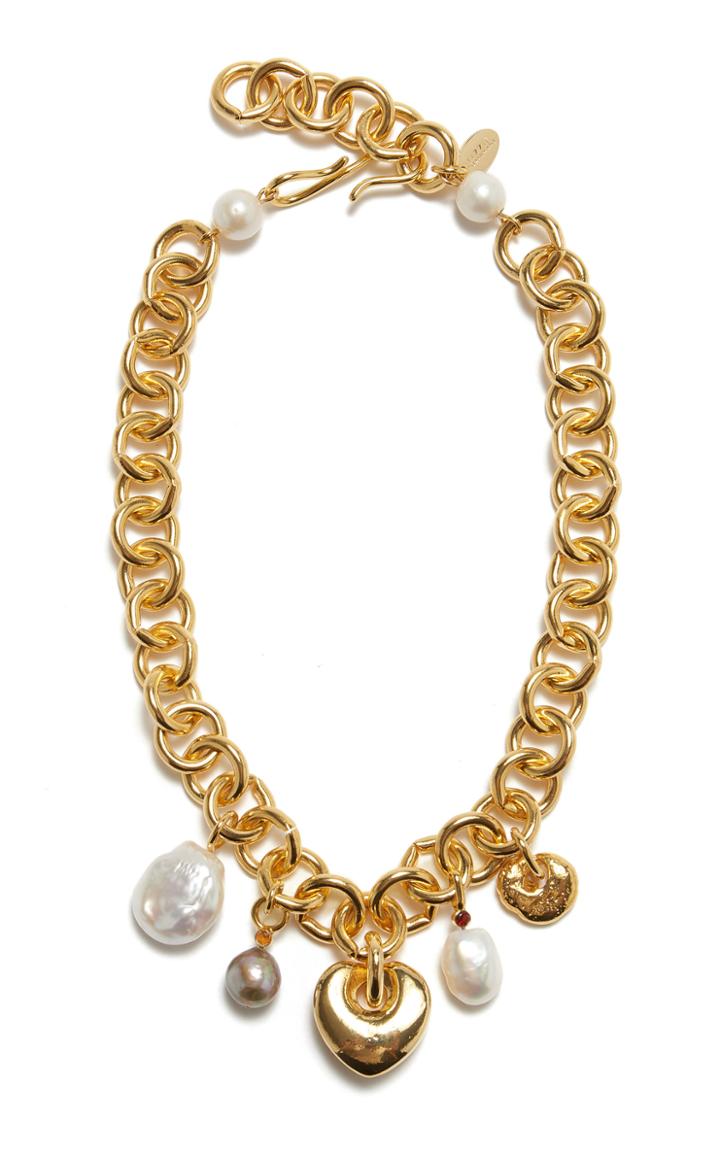 Lizzie Fortunato Medina Heart Necklace