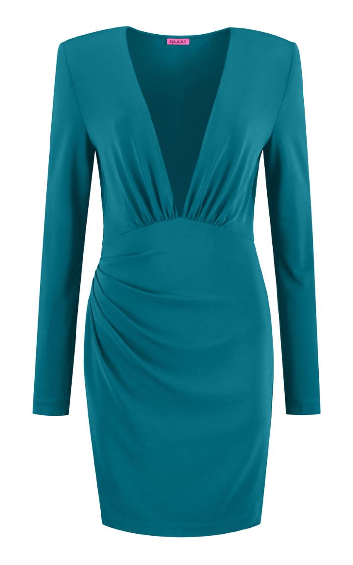 Gauge81 Kirov Wrap-effect Crepe Mini Dress
