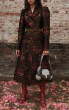 Michael Kors Collection Princess Reefer Jacquard Coat