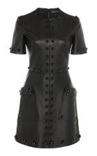 David Koma Studded Leather Dress