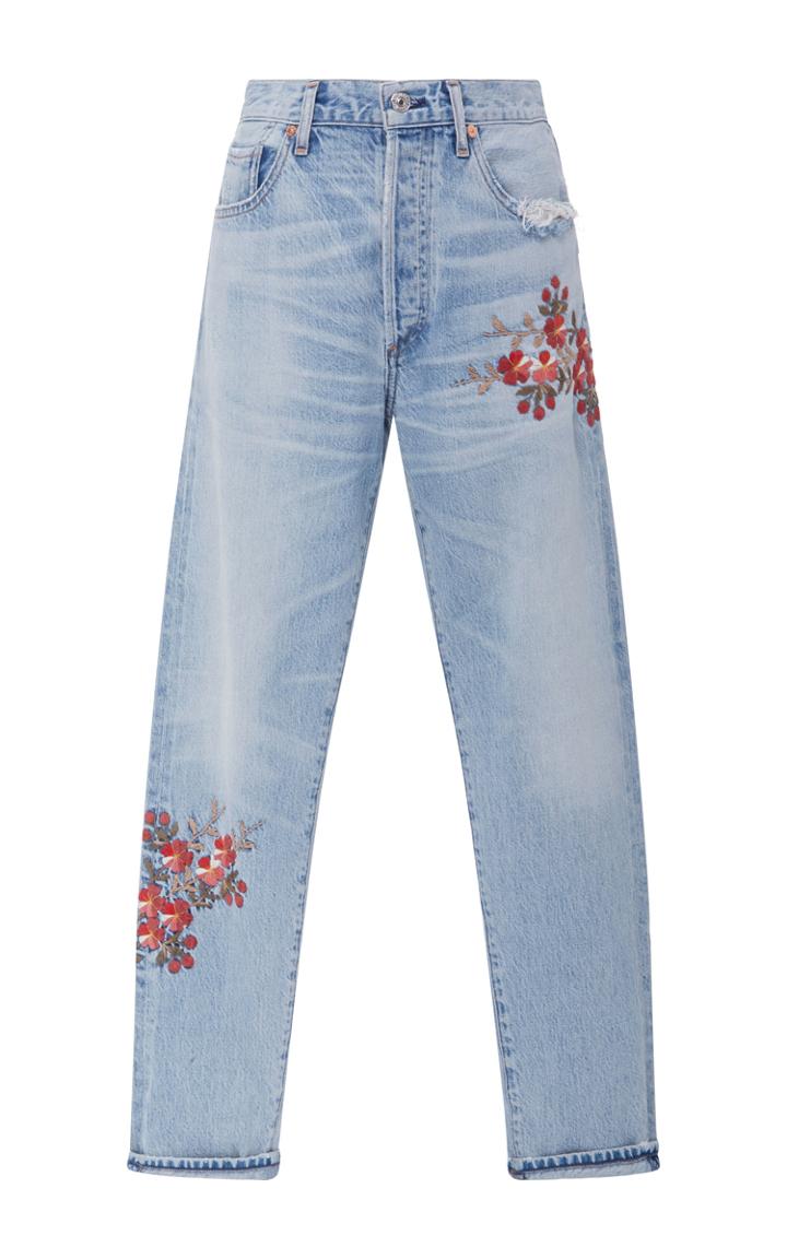 Citizens Of Humanity Liya High Rise Floral Jeans