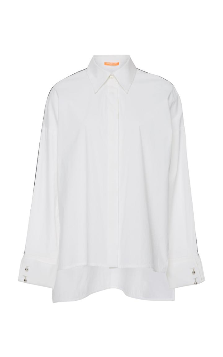 Smarteez Collared Button Up Blouse
