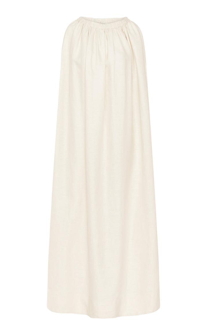 Matteau Cocoon Linen And Cotton-blend Maxi Dress Size: 2