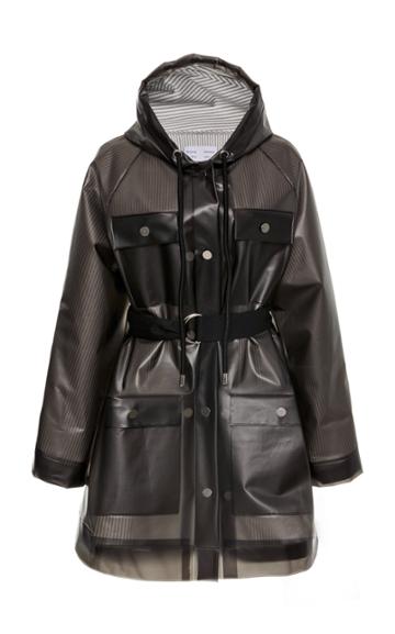 Proenza Schouler White Label Belted Pvc Raincoat