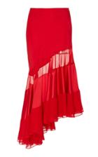 Prabal Gurung Sofia Asymmetric Silk Skirt