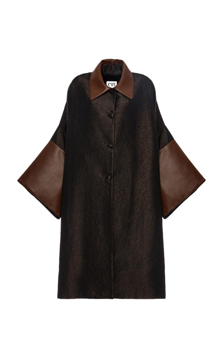 Moda Operandi Studio Cut Oversized Twill Coat
