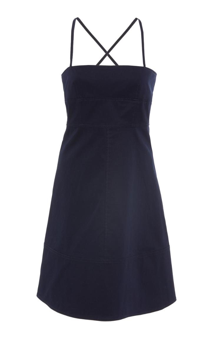 Moda Operandi Proenza Schouler Pswl Cotton Strapless Short Dress Size: 4