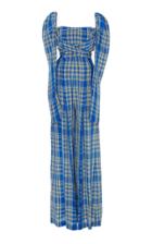 Rosie Assoulin Long Sleeve Wrap Jumpsuit