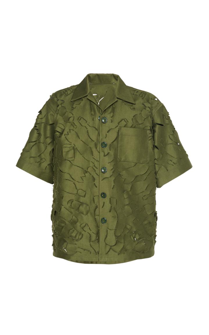 Marni Distressed Short Sleeved Shirt