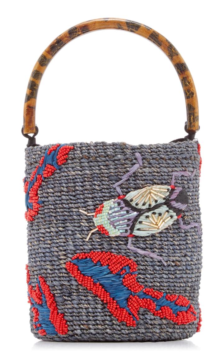 Aranaz Rhea Beaded Mini Bucket