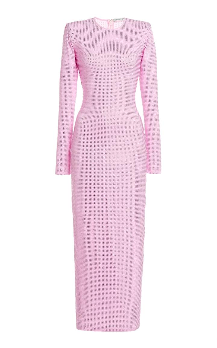 Moda Operandi Alessandra Rich Crystal Midi Dress