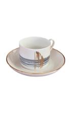 Moda Operandi Andre Fu Living Set Of 2 Brush Western Tea Cup W/ Saucer