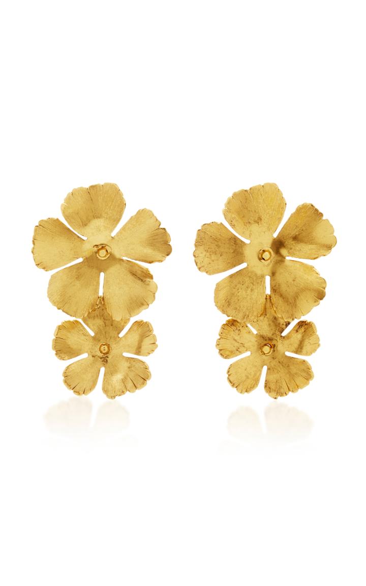 Jennifer Behr Chloe Gold-plated Earrings
