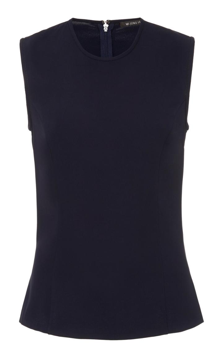 Mi Jong Lee Sleeveless Crew Neck Tank