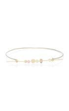 Pili Restrepo Suno 10k Yellow And White Gold Lemon Chrysoprase And Pink Opal Choker