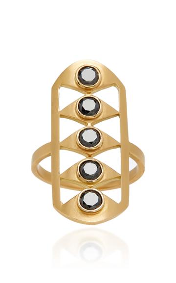Doryn Wallach Black Dimaond Gladiator Ring