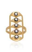 Doryn Wallach Black Dimaond Gladiator Ring