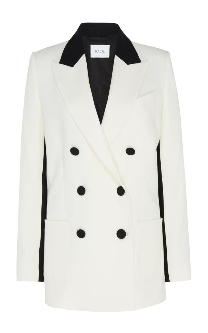 Racil Woody Contrast Wool-blend Blazer