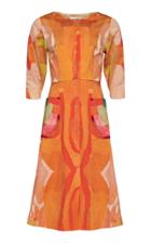 Lilli Jahilo Aimee Cotton Dress With Pockets And Press Buttons