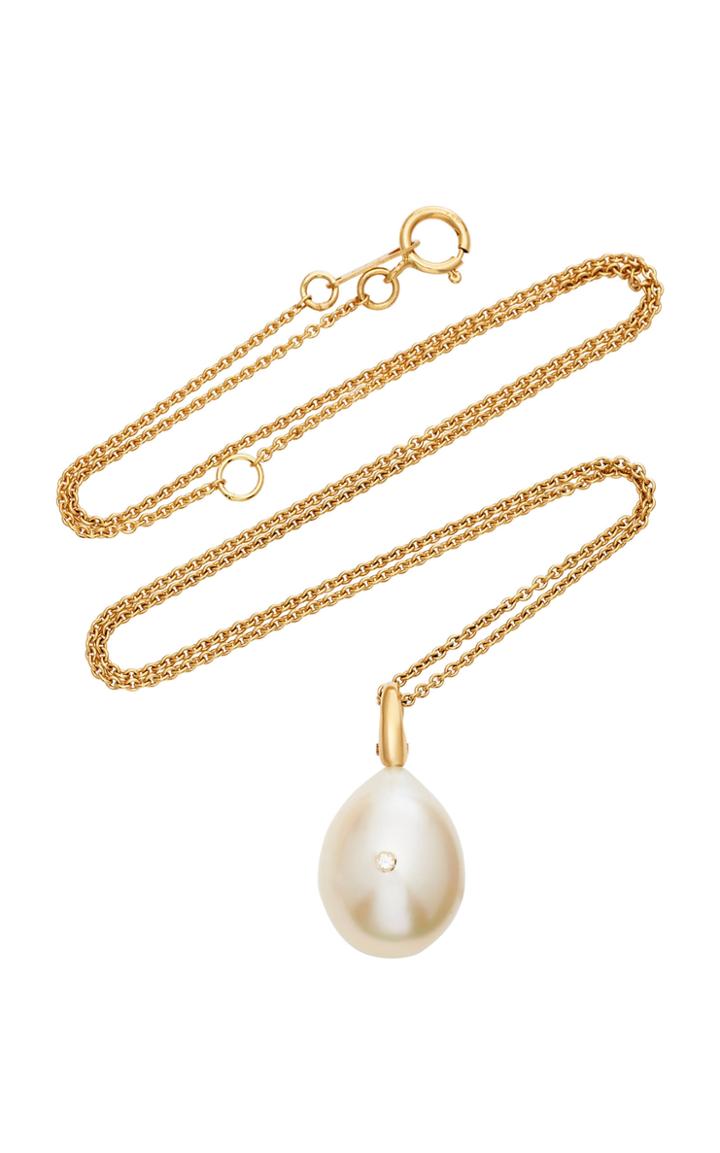 Cvc Stones Fanciful 18k Gold And Pearl Necklace