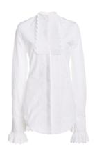 Moda Operandi Paco Rabanne Frilled Tuxedo Shirt