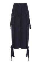 Moda Operandi Lanvin High-rise Wool Gabardine Cargo Pants Size: 34