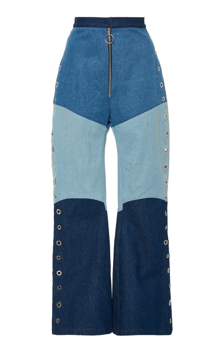 Nina Tiari Patchwork High Rise Jean
