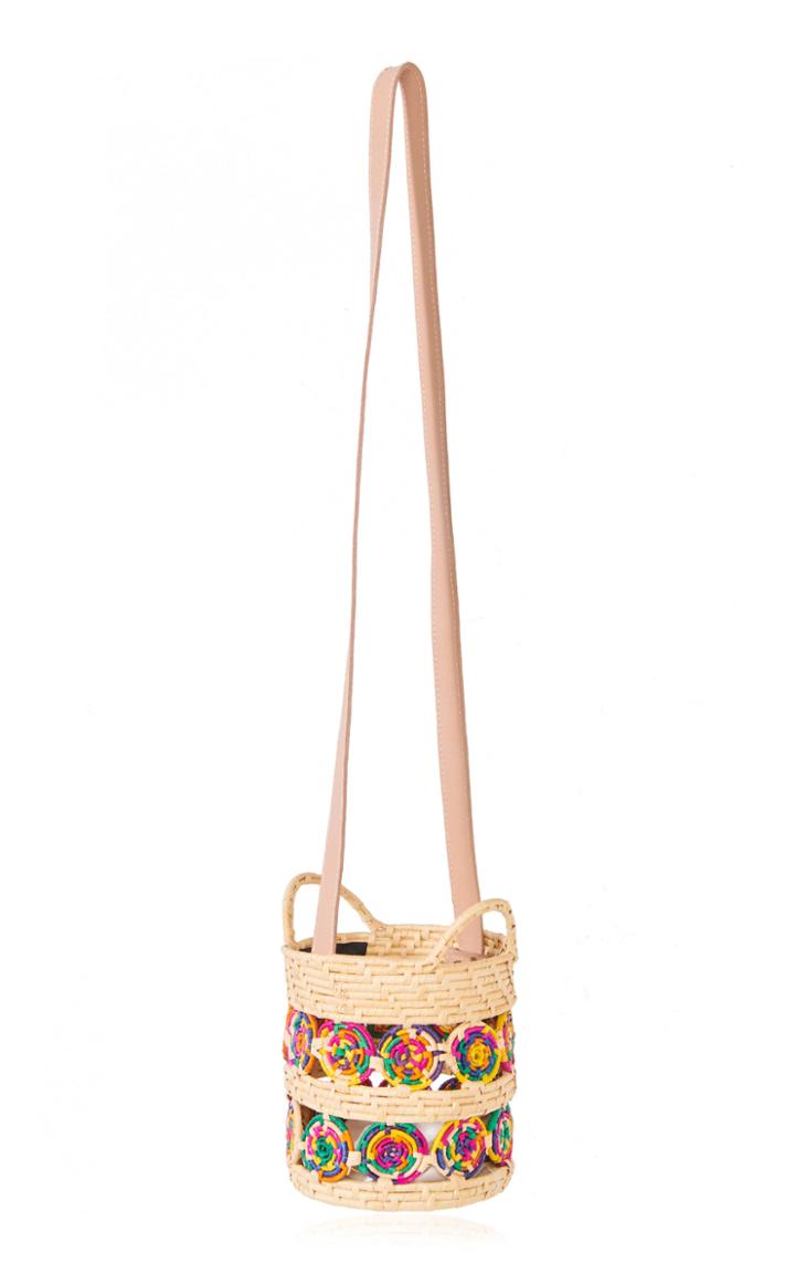 Nannacay Iris Raffia Shoulder Bag