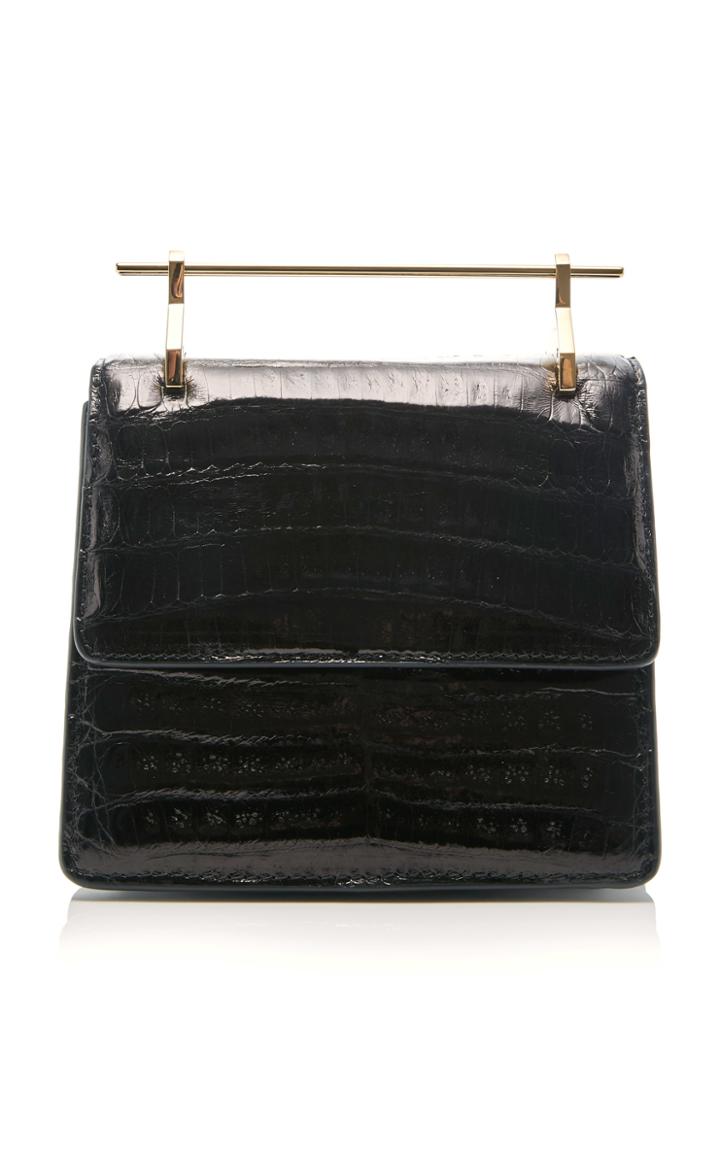 M2malletier Mini Collectionneuse Crocodile Leather Bag