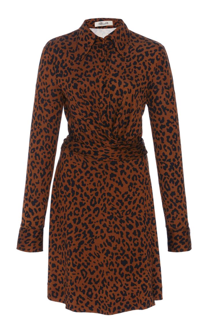 Diane Von Furstenberg Didi Collared Mini Dress