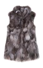 Pologeorgis The Lazarus Grey Fur Vest