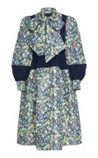 Moda Operandi Tory Burch Floral Tafetta Dress Size: 00