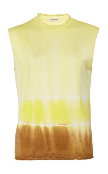 Boontheshop Collection Tie-dye Cashmere-wool-silk Tank Top