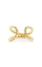Haute Victoire 18k Yellow Gold Rope Ring