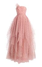 Moda Operandi Jenny Packham Polka-dot Ruffled Tulle Dress