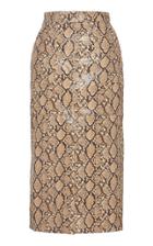Johanna Ortiz El Poema De La Selva Vegan Leather Midi Skirt