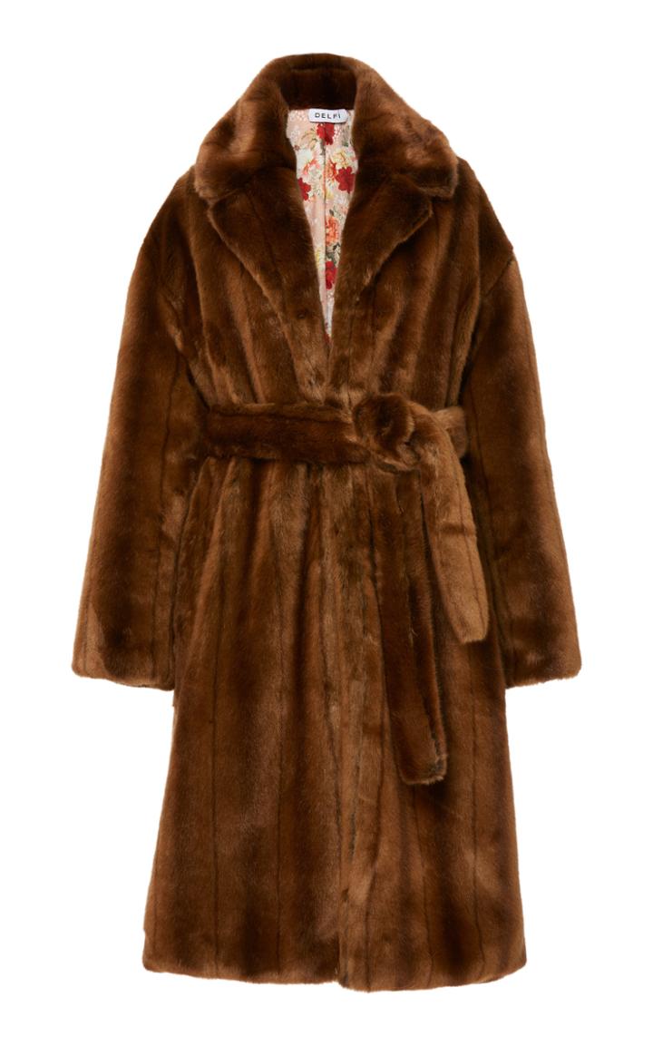 Delfi Collective Anna Faux Fur Coat