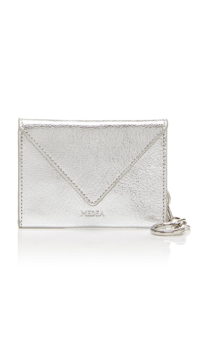 Medea Vanity Metallic Leather Wallet