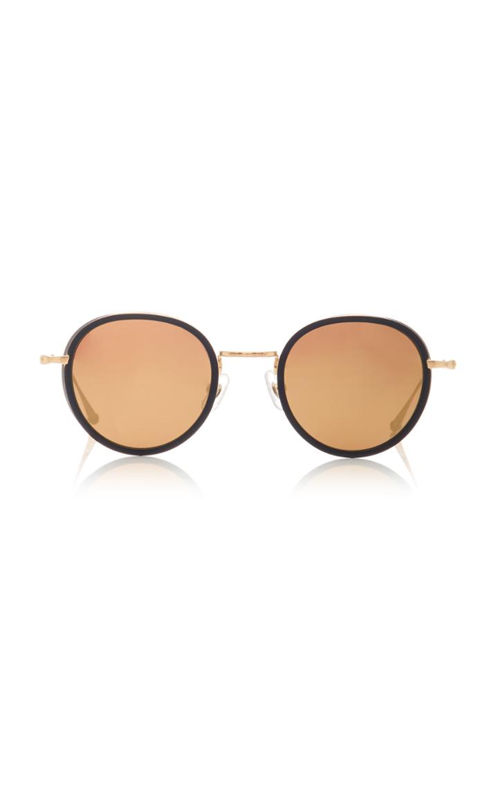 Matsuda Eyewear Titanium Round-frame Sunglasses