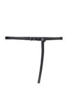 Givenchy Skinny Roll-buckle Leather Belt