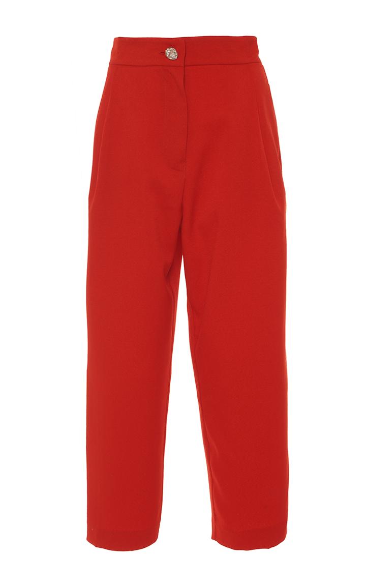 Manoush Peg Leg Cropped Trousers