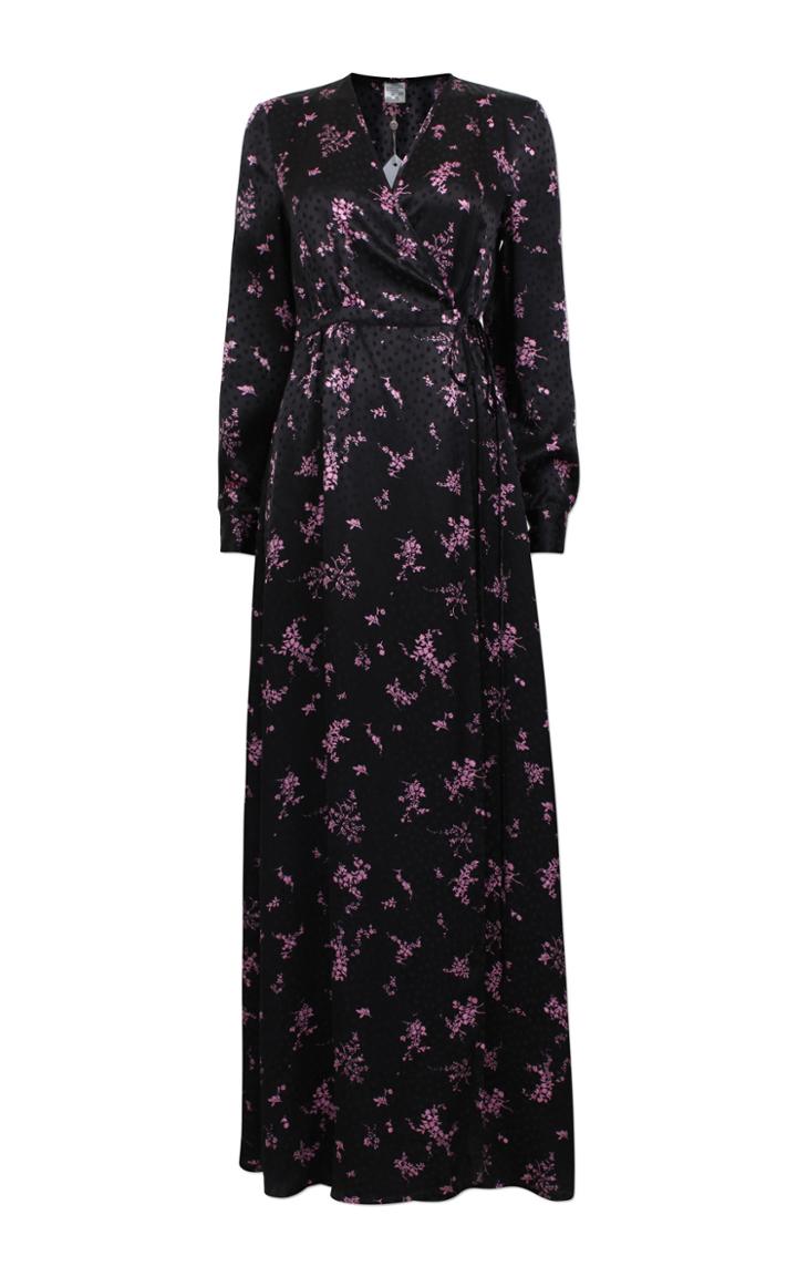 Baum Und Pferdgarten Augustina Printed Silk Wrap Dress